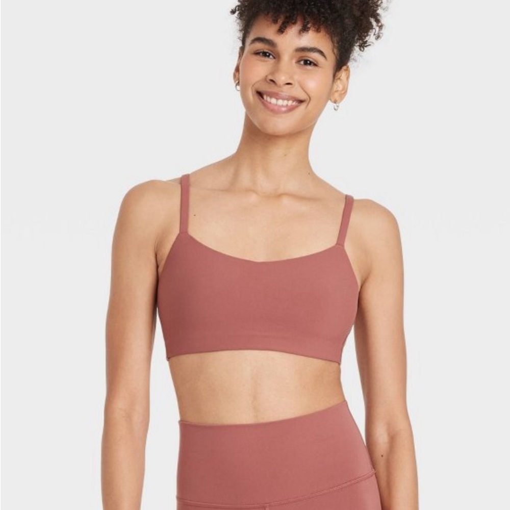 All In Motion Women's Everyday Soft Light Support Strappy Sports Bra Size 4X